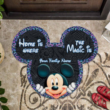 Load image into Gallery viewer, Personalized Mickey Mouse Shaped Doormat for Home Decor