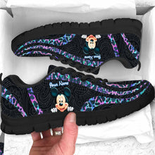 Load image into Gallery viewer, Personalized Mouse Sneakers Custom Name Gift for Kids