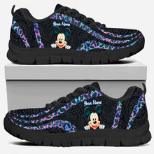 Load image into Gallery viewer, Personalized Mouse Sneakers Custom Name Gift for Kids