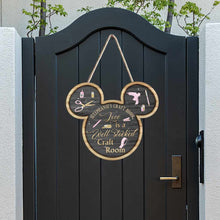 Load image into Gallery viewer, Personalized Craft Room Sign Custom Name Wood Decor Gift