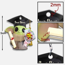 Load image into Gallery viewer, Personalized Graduation Keychain Custom Name Gift for Grad