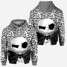 Load image into Gallery viewer, Personalized Skull Print Hoodie and Leggings Set for Her - Custom Name Gift