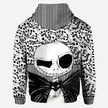Load image into Gallery viewer, Personalized Skull Print Hoodie and Leggings Set for Her - Custom Name Gift