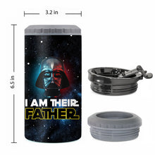 Load image into Gallery viewer, Personalized Star Wars Can Cooler Custom Name Gift for Dad
