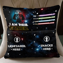 Load image into Gallery viewer, Personalized Pocket Pillow I Am Their Father Star Wars Gift