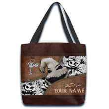 Load image into Gallery viewer, Personalized Nightmare Tote Bag Custom Name Gift for Halloween