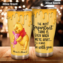 Load image into Gallery viewer, Personalized Winnie the Pooh Tumbler Custom Names Bestie Gift