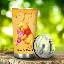 Load image into Gallery viewer, Personalized Winnie the Pooh Tumbler Custom Names Bestie Gift