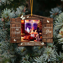 Load image into Gallery viewer, Personalized Christmas Mouse Ornament Custom Name Holiday Gift