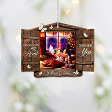 Load image into Gallery viewer, Personalized Christmas Mouse Ornament Custom Name Holiday Gift