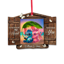 Load image into Gallery viewer, Personalized God Knew My Heart Christmas Ornament Custom Name Gift