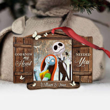 Load image into Gallery viewer, Personalized Christmas Ornament Custom Name God Knew My Heart Gift