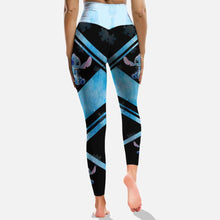 Load image into Gallery viewer, Personalized Autism Awareness Hollow Tank Top & Leggings Set