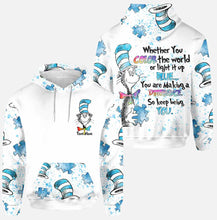 Load image into Gallery viewer, Personalized Autism Awareness Hoodie and Leggings Set for Kids Adults