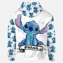 Load image into Gallery viewer, Personalized Ohana Family Hoodie and Leggings Set Gift