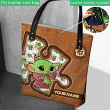 Load image into Gallery viewer, Personalized Autism Awareness Tote Bag Custom Design Gift