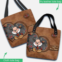 Load image into Gallery viewer, Personalized Mouse Ears Tote Bag Custom Name Gift for Her