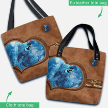Load image into Gallery viewer, Personalized Tote Bag with Custom Name | Cute Stitch Design