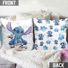 Load image into Gallery viewer, Personalized Autism Awareness Throw Pillow Custom Name Gift