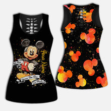 Load image into Gallery viewer, Personalized Magic Mouse Ears Hollow Tank Top & Leggings Gift for Mom