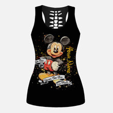 Load image into Gallery viewer, Personalized Magic Mouse Ears Hollow Tank Top & Leggings Gift for Mom