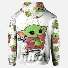Load image into Gallery viewer, Personalized Autism Awareness Hoodie & Leggings Set for Kids