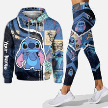 Load image into Gallery viewer, Personalized Ohana Christmas Hoodie and Leggings Gift