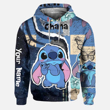 Load image into Gallery viewer, Personalized Ohana Christmas Hoodie and Leggings Gift