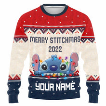 Load image into Gallery viewer, Personalized Merry Stitchmas Christmas Sweater for Family