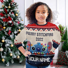 Load image into Gallery viewer, Personalized Merry Stitchmas Christmas Sweater for Family