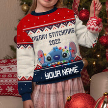 Load image into Gallery viewer, Personalized Merry Stitchmas Christmas Sweater for Family