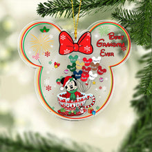 Load image into Gallery viewer, Personalized Transparent Christmas Ornament for Grandma | Custom Holiday Gift