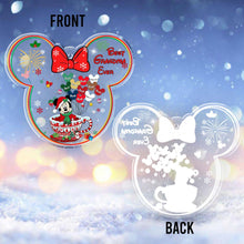 Load image into Gallery viewer, Personalized Transparent Christmas Ornament for Grandma | Custom Holiday Gift