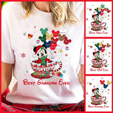 Load image into Gallery viewer, Personalized Christmas T-shirt & Hoodie for Grandma - Best Grandma Ever Gift