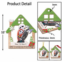 Load image into Gallery viewer, Personalized Christmas Ornament Home Is Wherever I Am Gift