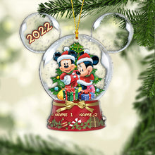 Load image into Gallery viewer, Personalized Winter Wonderland Mouse Acrylic Ornament Gift