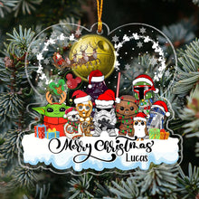 Load image into Gallery viewer, Personalized Star Wars Christmas Ornament Custom Name Gift