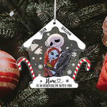 Load image into Gallery viewer, Personalized Nightmare Before Christmas Ornament Custom Name Gift for Couple