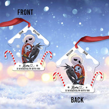Load image into Gallery viewer, Personalized Nightmare Before Christmas Ornament Custom Name Gift for Couple