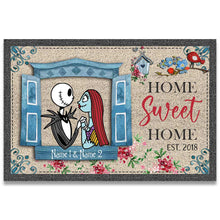 Load image into Gallery viewer, Personalized Nightmare Doormat Custom Names Gift for Home