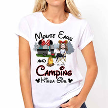 Load image into Gallery viewer, Personalized Camping Kinda Girl T-shirt Hoodie Custom Gift