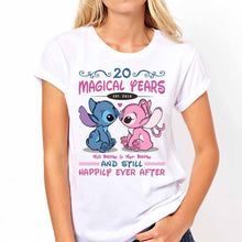 Load image into Gallery viewer, Personalized T-shirt and Hoodie Magic Years Gift for Couple