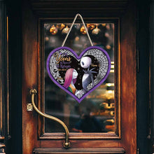 Load image into Gallery viewer, Personalized Nightmare Before Christmas Wood Sign Gift for Couple