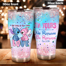 Load image into Gallery viewer, Personalized Tumbler with Custom Name for Couples | Wedding Anniversary Gift