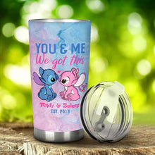 Load image into Gallery viewer, Personalized Tumbler Unique Couple Gift for Wedding Anniversary