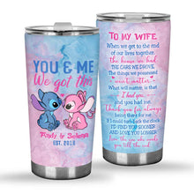 Load image into Gallery viewer, Personalized Tumbler Unique Couple Gift for Wedding Anniversary