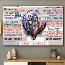 Load image into Gallery viewer, Personalized Couple Poster Unique Love Quote Gift for Anniversary