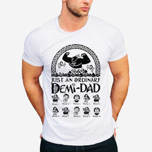Load image into Gallery viewer, Personalized Demi-Dad T-Shirt & Hoodie Custom Name Gift for Father's Day
