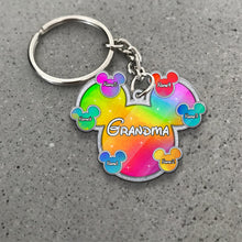 Load image into Gallery viewer, Personalized Grandma Keychain Custom Design Acrylic Gift