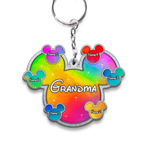 Load image into Gallery viewer, Personalized Grandma Keychain Custom Design Acrylic Gift
